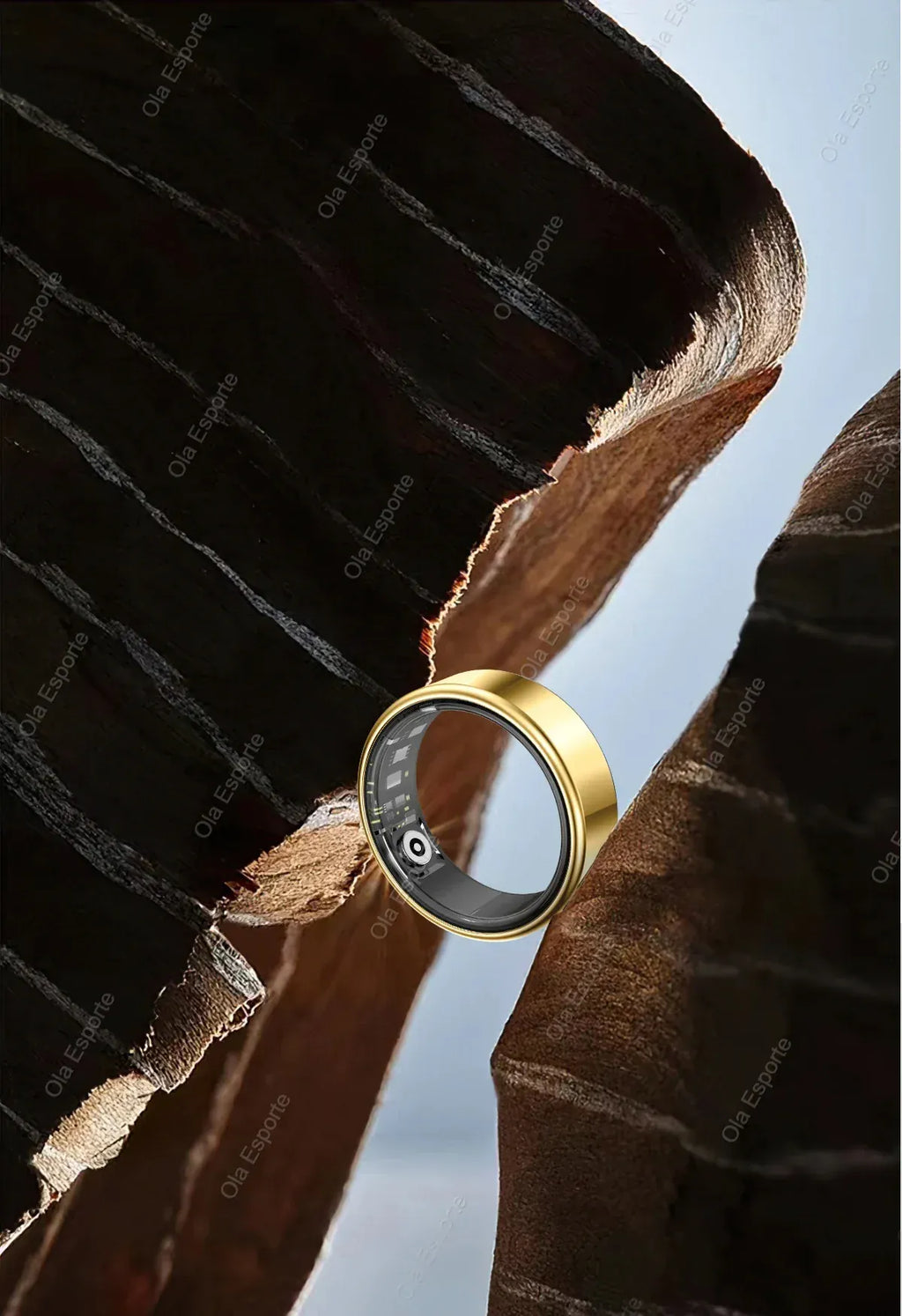 New Smart Ring Men Women, Heart Rate Blood Oxygen and Sleep Monitor Smart ring IP68 & 5ATM Waterproof, Multi-sport Mode Ring