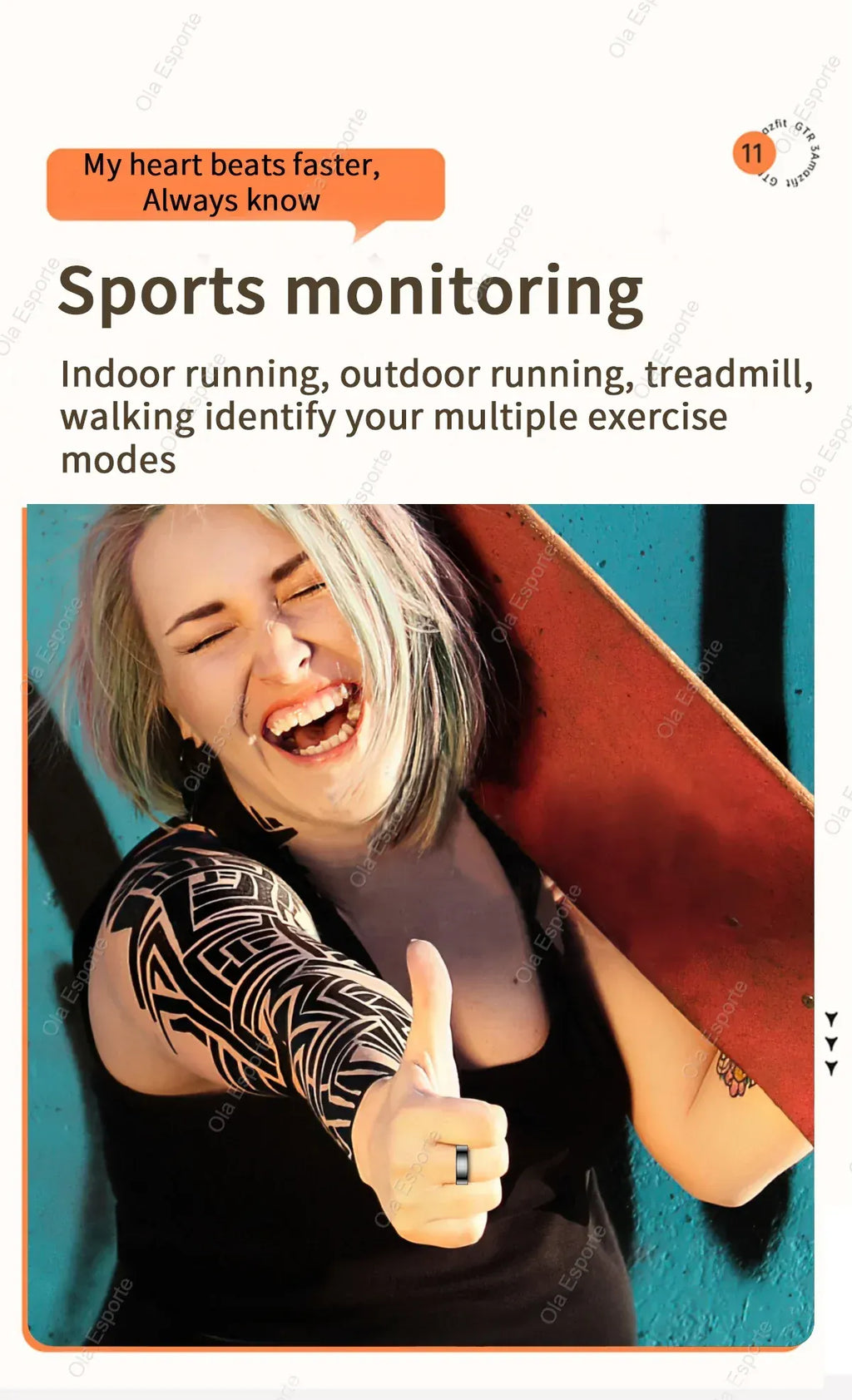 New Smart Ring Men Women, Heart Rate Blood Oxygen and Sleep Monitor Smart ring IP68 & 5ATM Waterproof, Multi-sport Mode Ring